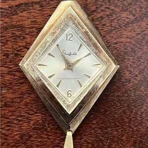 Vintage Sheffield Pendant Necklace Women’s Watch NOT WORKING